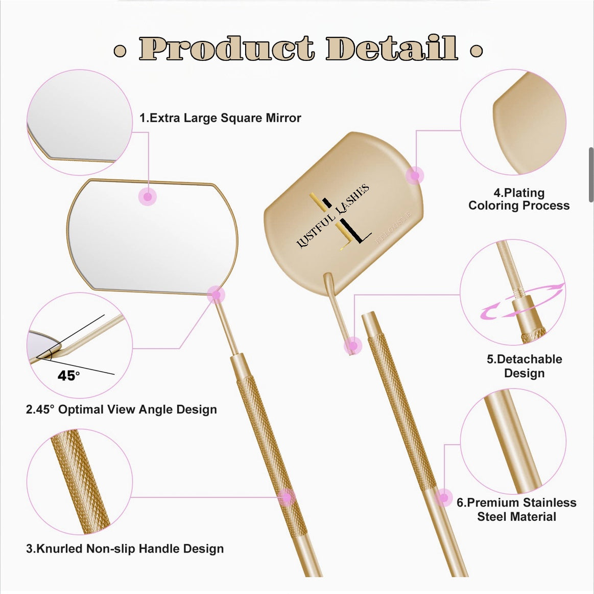 Lash Mirror (Left & Right Hand)